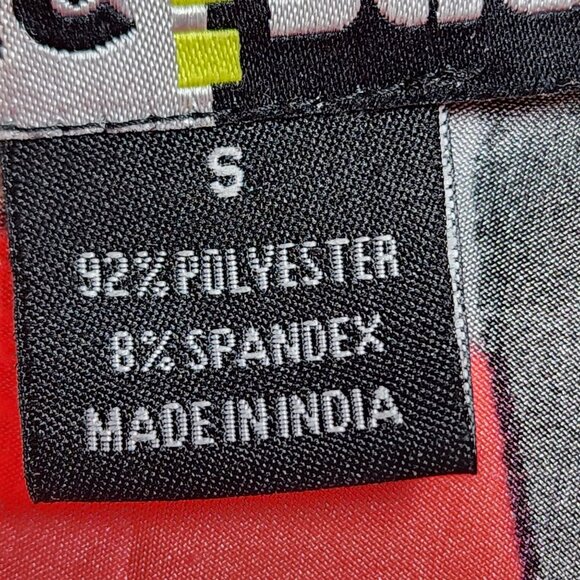 Jamie Sadock Womens Size S Golf Polo Shirt Abstract Multicolor Stretchy Top - Picture 6 of 8